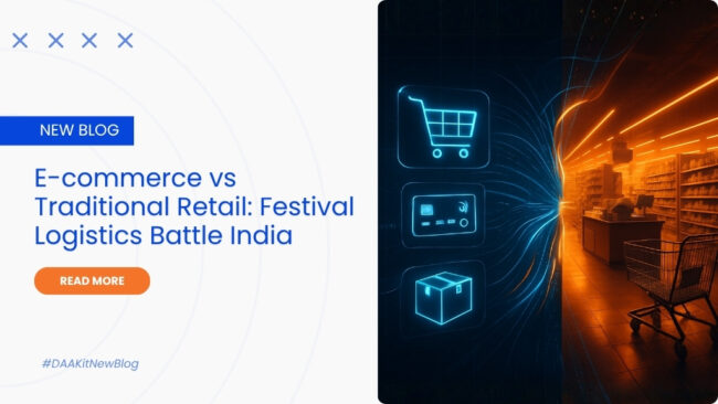 E-commerce vs Traditional Retail Festival Logistics Battle India