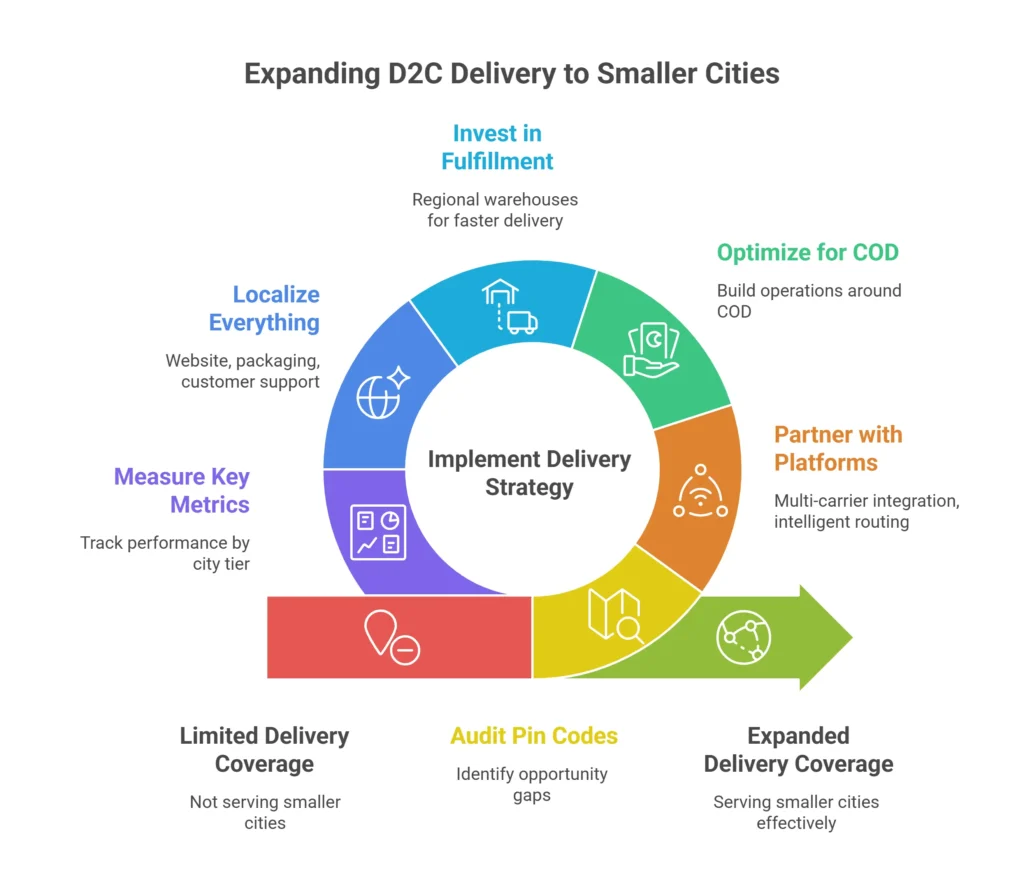 Expanding D2C Delivery to Smaller Cities