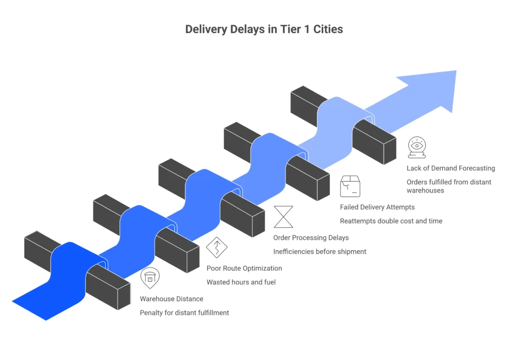 Delivery Delays in Tier 1 Cities